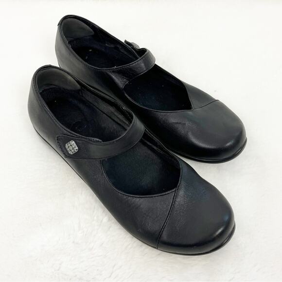 Dansko Women's Fawna Shoe Mary Jane Black Leather Casual Comfort EU 40 US 9.5 - Picture 1 of 9